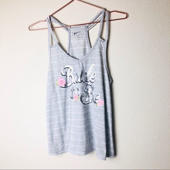 NWOT ANGL Love and Cherish Bride To Be Tank XS - Picture 4 of 8